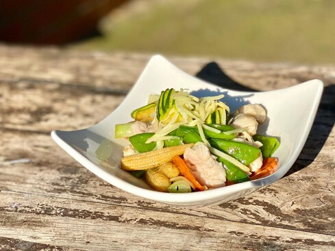 Ginger And Onion Chicken Stir-Fry
