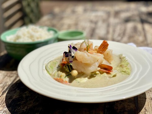 Green Curry Prawn