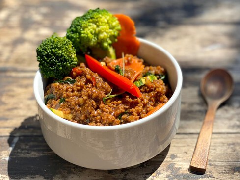 Thai Basil Pork Minced Stir-Fry