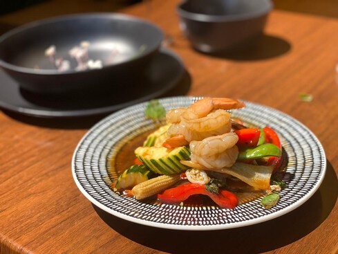 Thai Basil Prawn Stir-Fry